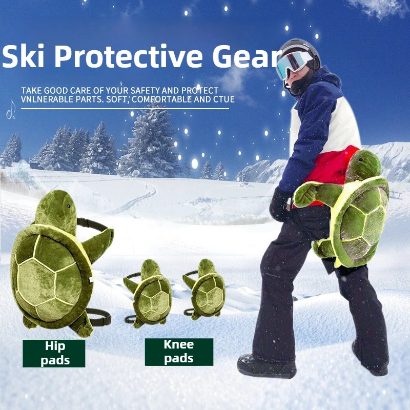 Adult Kids Outdoor Sports Skiing Skating Snowboarding Hip Protective Snowboard Protection Ski Gear Children Knee Pad w241113