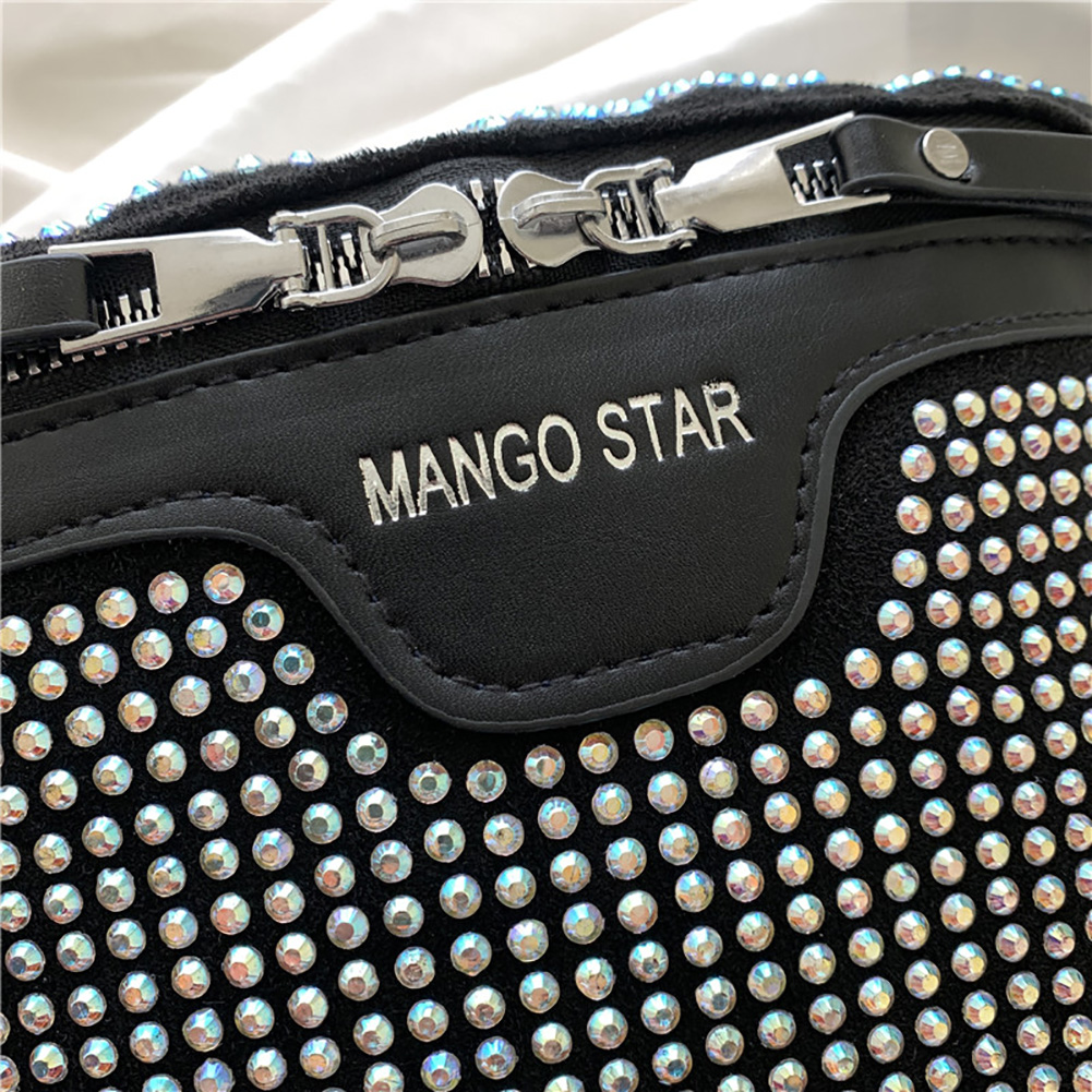 Elegant Women Rhinestones Evening Clutch Handbags Shiny Dinner Party Wedding Shoulder Underarm Bag for Women