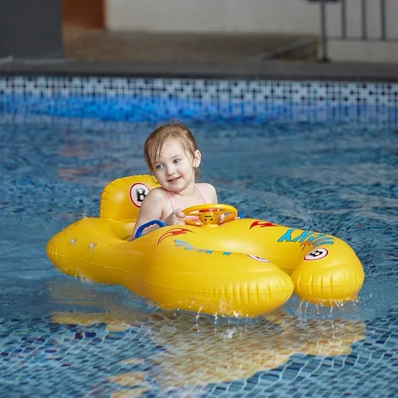 Portable Children Swim Circle Safety Swimming Inflatable Toys Water Play Games Sun Shade Baby Accessories Beach Party Float Toys