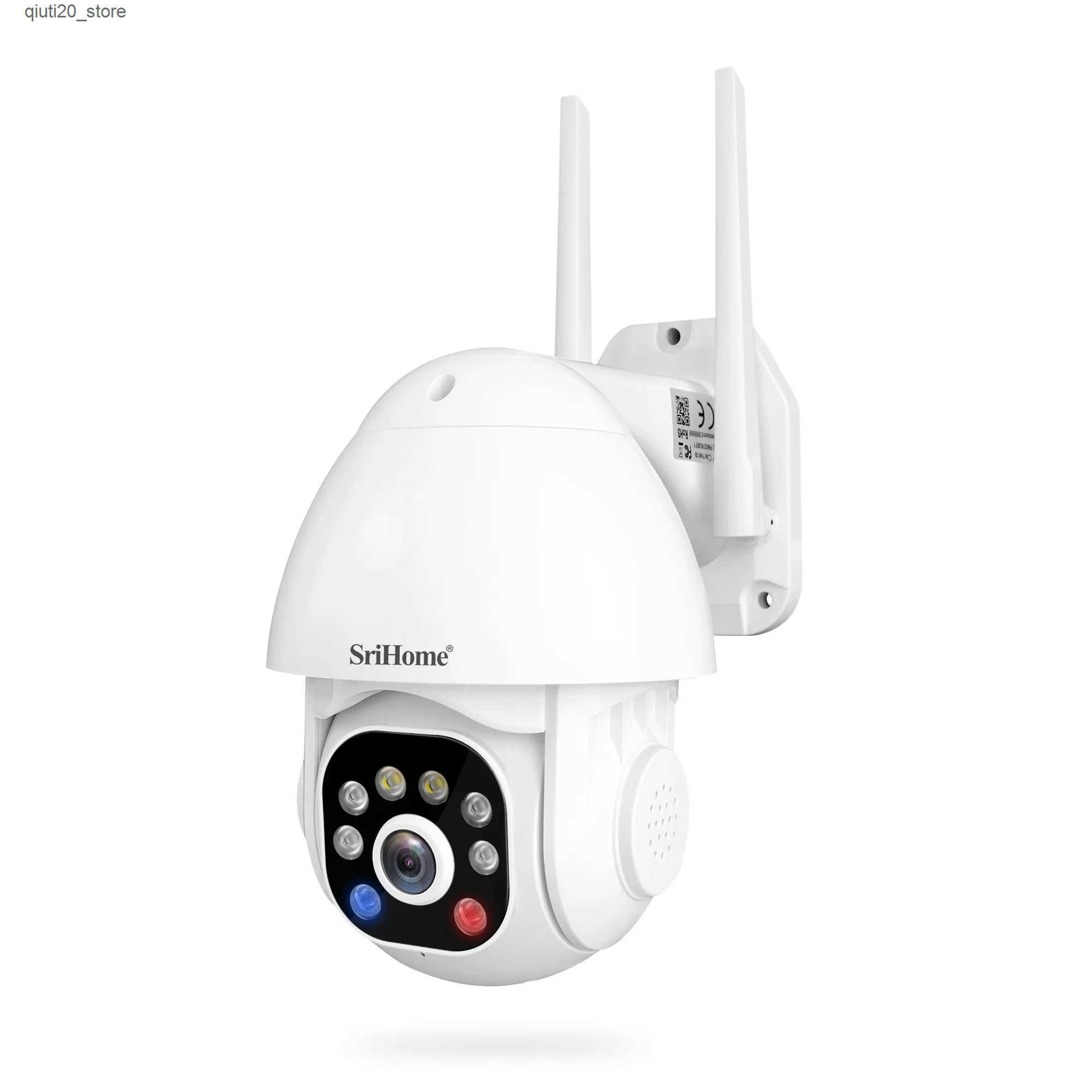 Cameras Sricam SH039B HD 1296P CCTV WiFi IP Smart Home Termroproof Couleur Night Vision Security Protection PTZ Monitoring Video Camera L240910