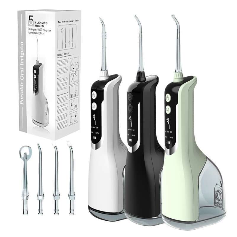 shanshi Portable Dental ssers Teeth Cleaning Oral Irrigator Rechargeable Water ss Jet Tooth Pick 330ml Mouth Wash hine