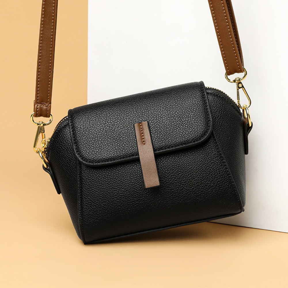 Genuine Leather Women Crossbody Shoulder Bags 2023 Luxury Solid color Cow Leather Handbag Female Messenger Tote