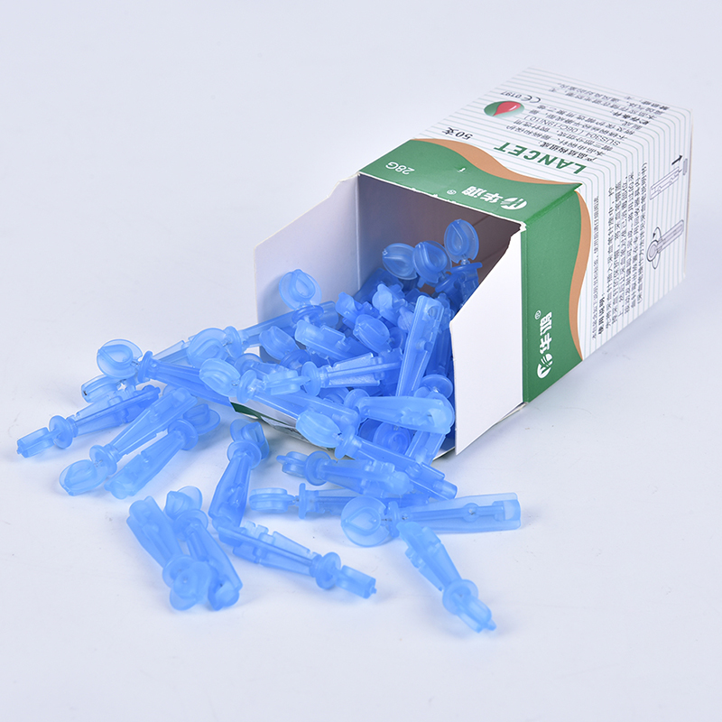 50Pcs/box Disposable Fleam Vent Drain Blood Lancet Dedicated Massage Stick Use For Pen Sterile Lancets Needles Massage Strick