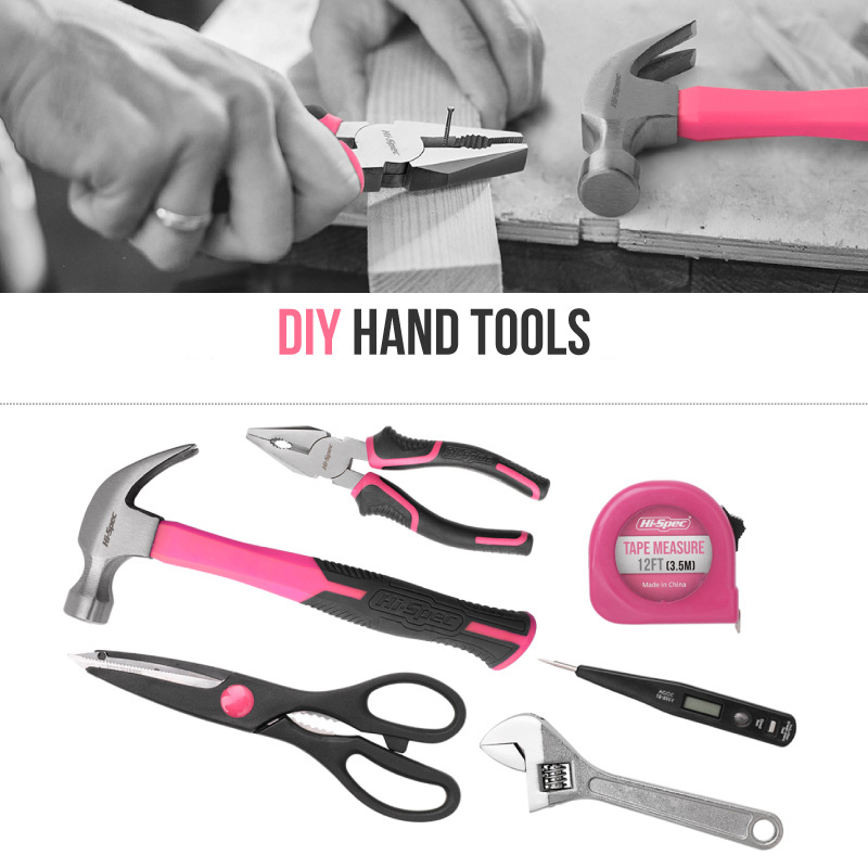 Automotive Maintenance Tools 67/71/56/35Pcs -Household Repair Tool Kit Multi-Purpose Pink Hand Tool Set ddmysmile With Storage Box Smile -Household