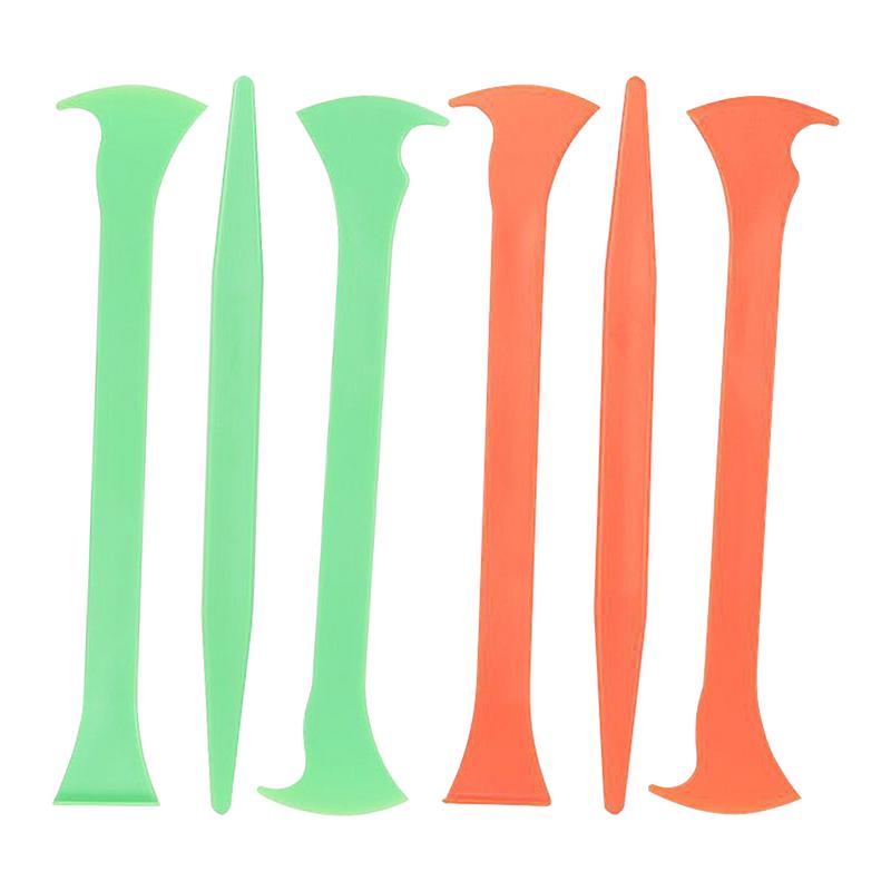 Vehicle 3Pcs Window Tinting Tools Car Wrap Tool Miicro Stick Squeegee Window Tinting Kit Corner Scraper Curves Slot Tucking Kit smile