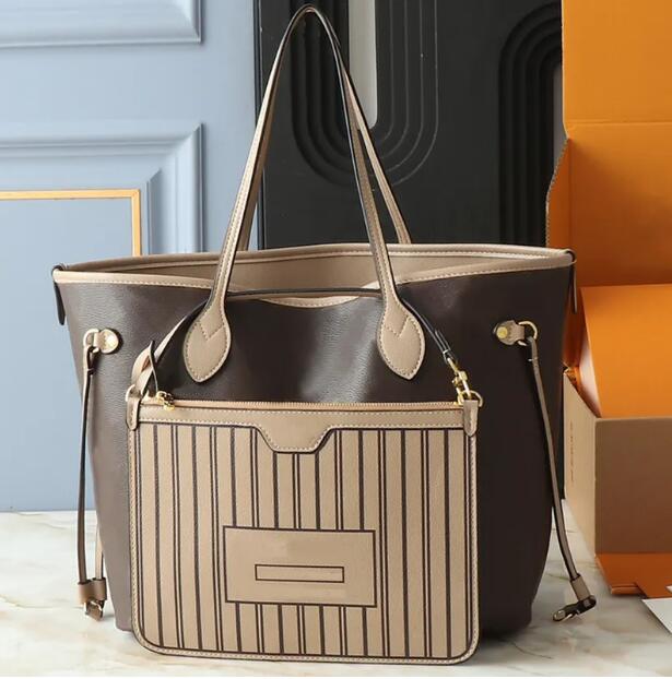 tote inside out 10A tote bags luxury designer lattice 2pcs set bag large totes bags purses genuine leather woman handbag women bags travel beach bag high quality