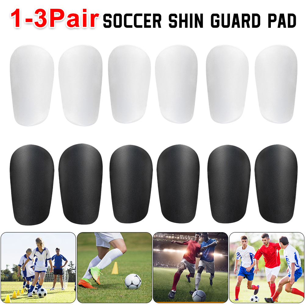 1-3 Pair Soccer Shin Guards Football Protectors Shin Pads Miniature Insert Shinguards Sports Leg Knee Protective Equipment