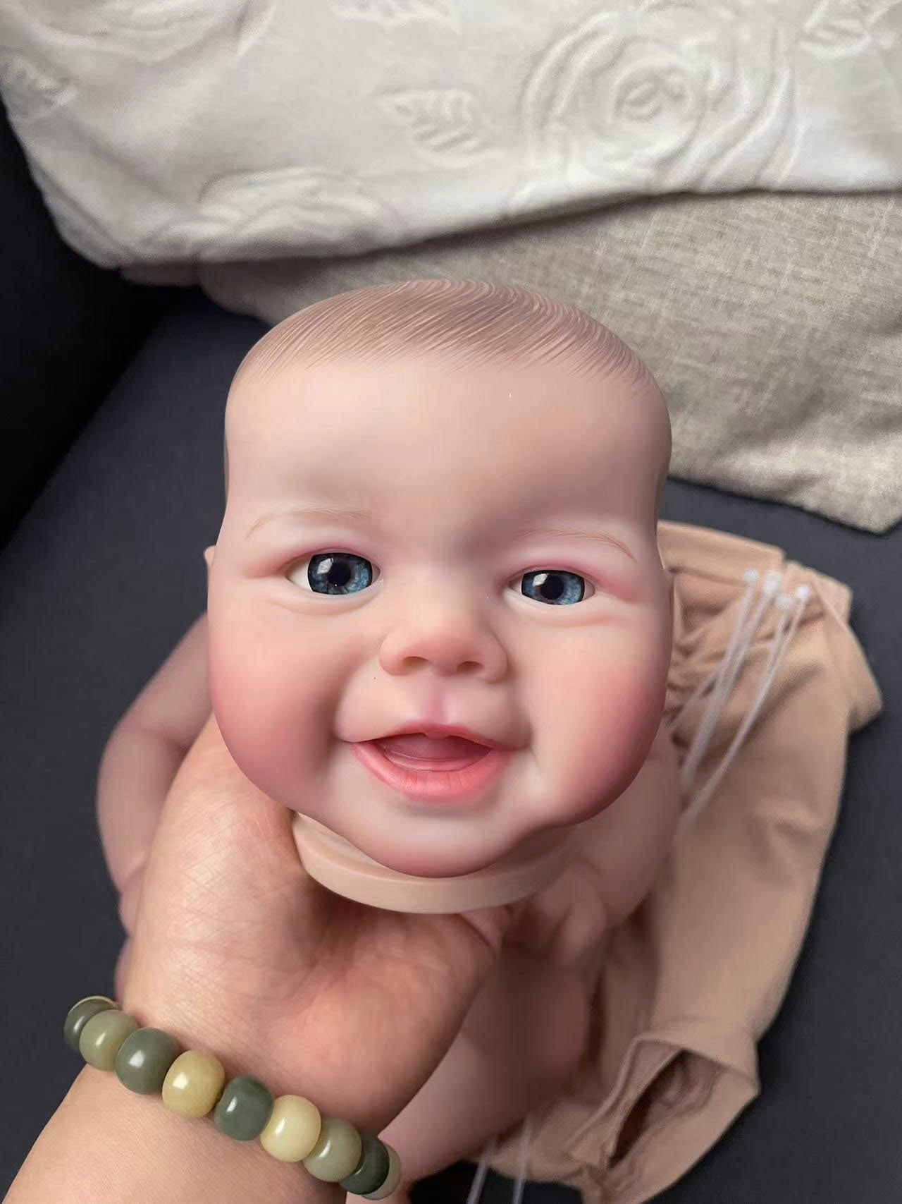 19inches Reborn Painted Doll Kits Soft Vinyl Reborn Baby Dolls Accessories DIY Realistic Toys DIY Reborn Dolls Kits