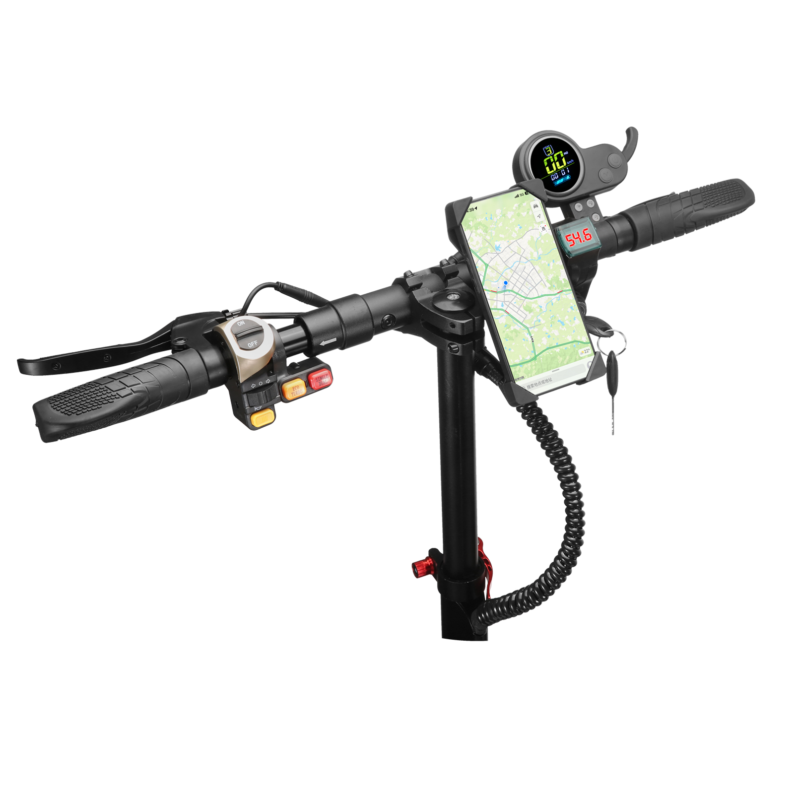 EU European Warehouse Adult E-Scooter With 1600W Dual Motors 20.8 AH Max Speed up to 45km/h Max Durance 70km Electric Scooter