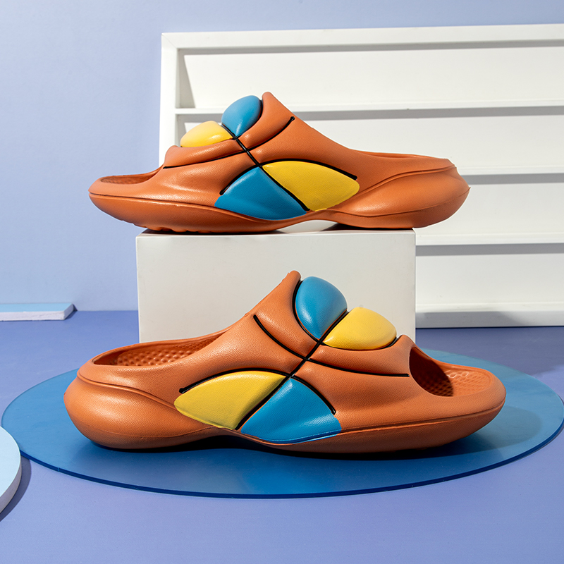 Basketball Style Men's Slippers Indoor Outdoor Sandals Beach New Men Sprot Slippers Thick Soft Sole Slides Men Home Slippers