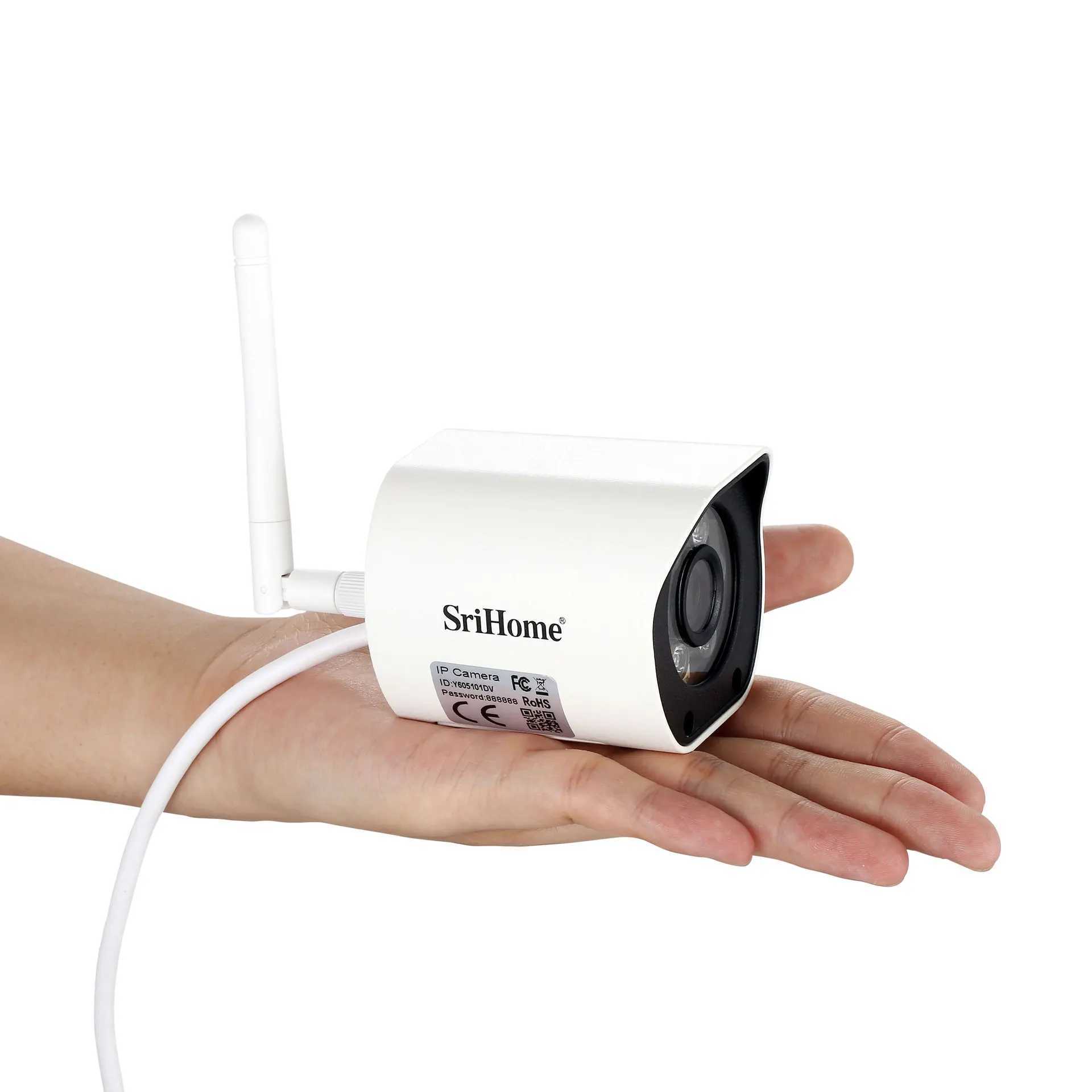 IP Cameras SriHome SH034 5MP PTZ IP Camera 2.4G+5G Human Detection Audio Security Video Surveillance Camera HDR Len Cam 24413