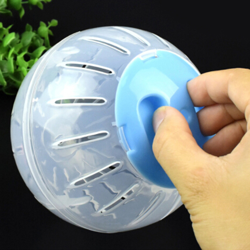 1pcs Breathable Clear Ball Without Bracket Hamster Pets Product Small Running Ball 2Colors Plastic Fit For Small Pets Toy