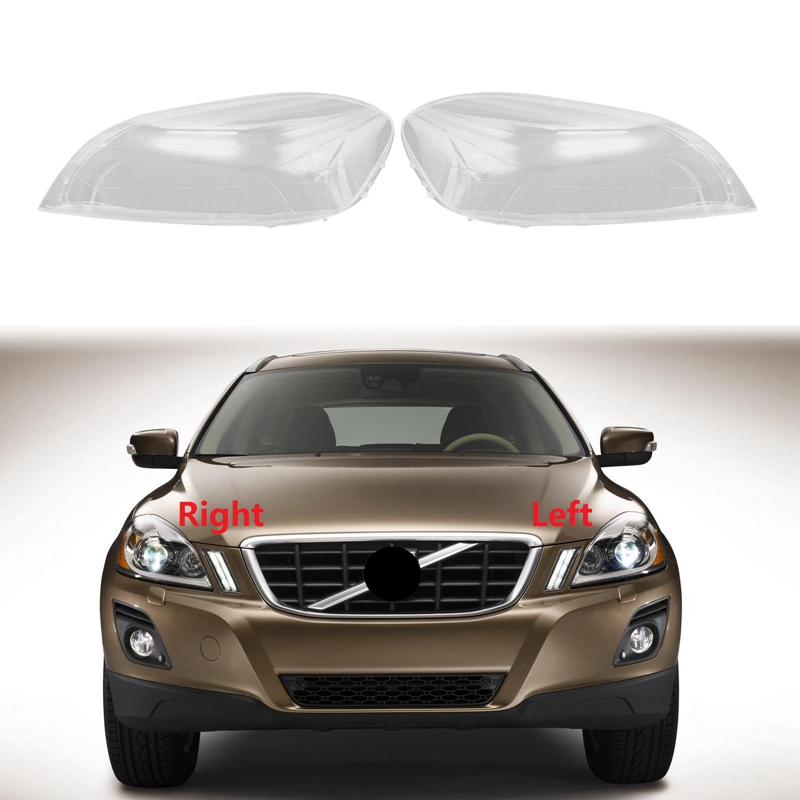 For Volvo XC60 2009 2010 2011 2012 2013 Headlight Shell Lamp Shade Transparent Lens Cover Headlight Cover