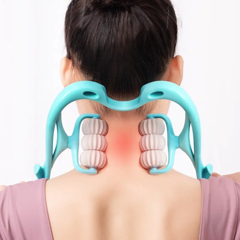 Cervical Spine Massager Roller Back Massager Manual Use To Relieve Fatigue Shoulder Neck Instrument Lumbar Lneading Household