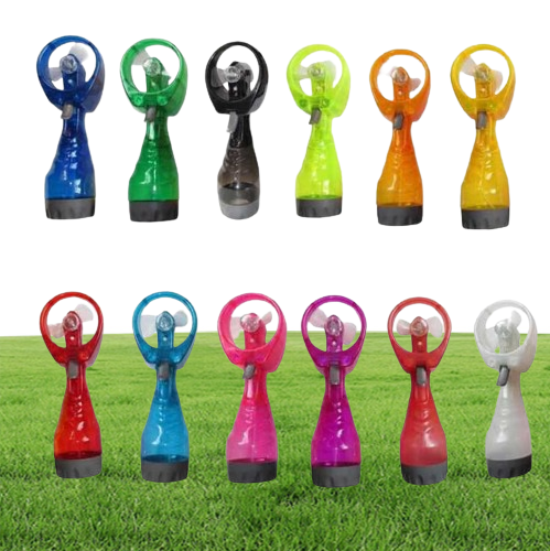 Water Spray Cool Fan Handheld Electric Mini Fan Portable Summer Cool Mist Maker Fans Party Favor Sea 144pcs DAP470