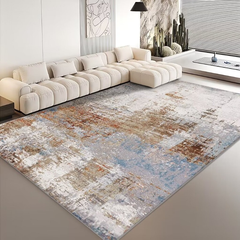 Modern Carpets for Living Room Abstract Large Area Plush Rugs Bedroom Decor Bedside Carpet Grey Washable Floor Mat Lounge Rug