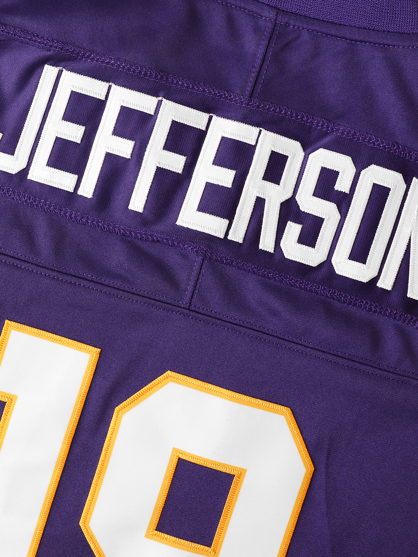 Custom Justin Jefferson Football Jersey McCarthy Hockenson Smith Embroidered Polyester Jersey