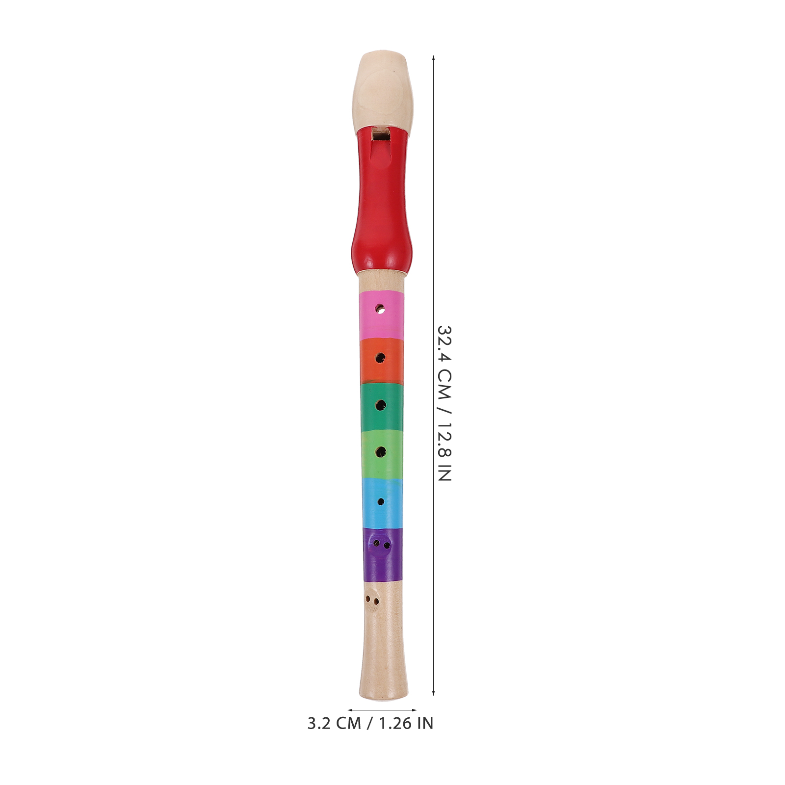 Hole Recorder 8 Wood Instrument Musical Instruments Voice Soprano Descant ddmysmile Puzzle Flute Smile