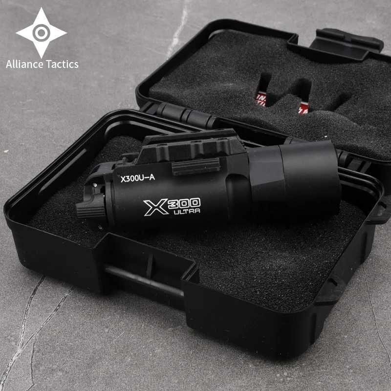 Tactical Surir X300U Flash White D Flash Hunting Pistol Weapon Reconnaissance Gun Light Air Gun Accessories Lanterna tatica W241112