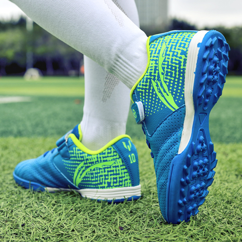 Kids Football Boots Low-top Soccer Shoes Anti-slip Ultralight Children's High Quality Outdoor Grass Training Soccer Sneaker 2024