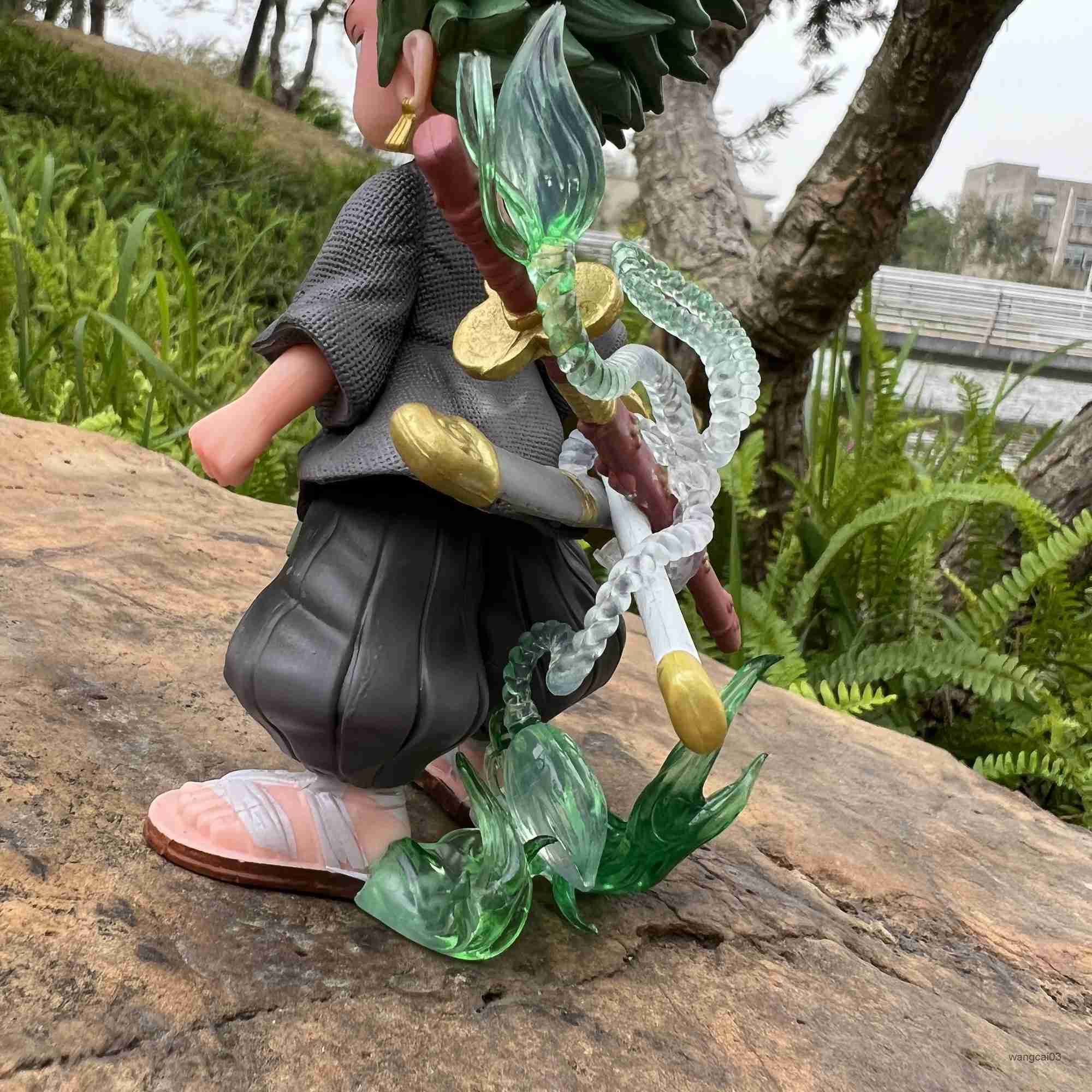 Action Toy Figures 14CM ONE PIECE Roronoa Zoro Action Figure Cartoon Doll Car Anime Model Decorations PVC Toy Gift