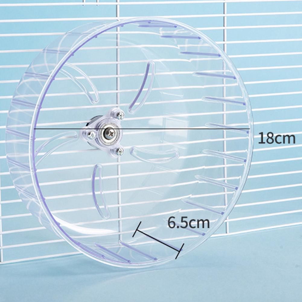 Small Animal Exercise Wheel Long-lasting Small Animal Exercise Equipment Silent Rotatory Hamster Exercise Wheel Smooth for Pet