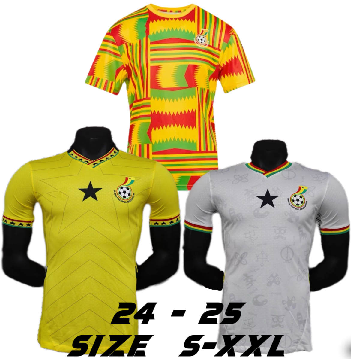 2024 2025 ghana thomas soccer jerseys 2023 2024 schlupp kudus j ayew aidoo jr ayew afena amartey djiku caleb ekuban samuel owusu football shirt breathable