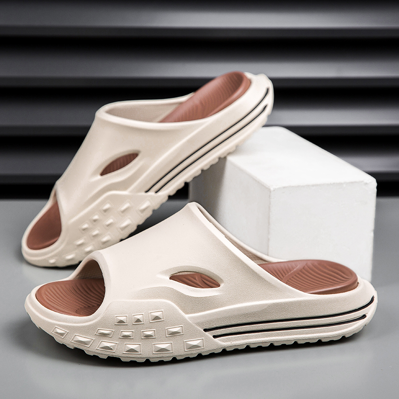 2024 Men Slippers Indoor Outdoor Sandals Beach Soft Sole Slides Design Mens Casual Shoes Mens Flip-flops Home Slippers Sandals