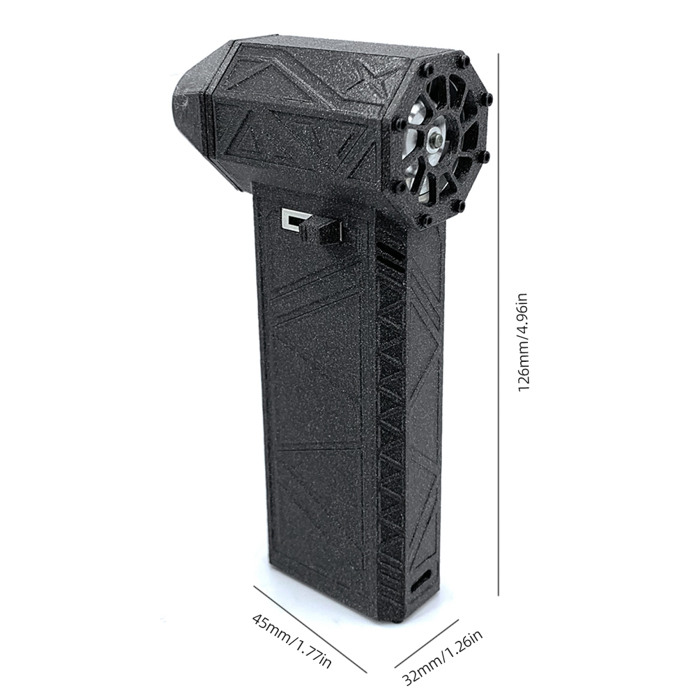 Mini Turbo Fan Speed Adjustable Turbo Violent Fan 110000RPM Small Turbo Jet Fan LED Lights for Keyboard/Car/Motorcycle Cleaning