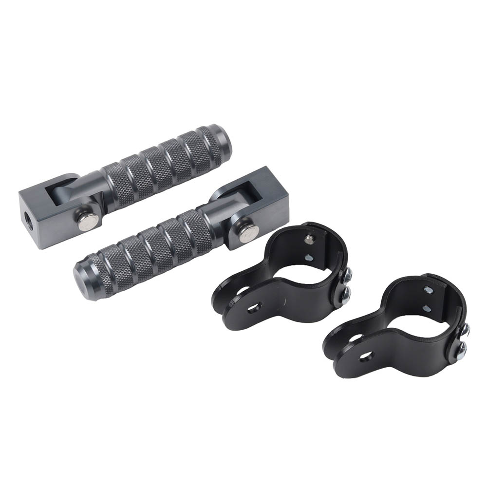 For Motorcycles Mopeds,Electric Vehicle,Scooter Motorcycle Accessories Universal Foot Pegs Pedals Folded Footrest Footpeg Parts