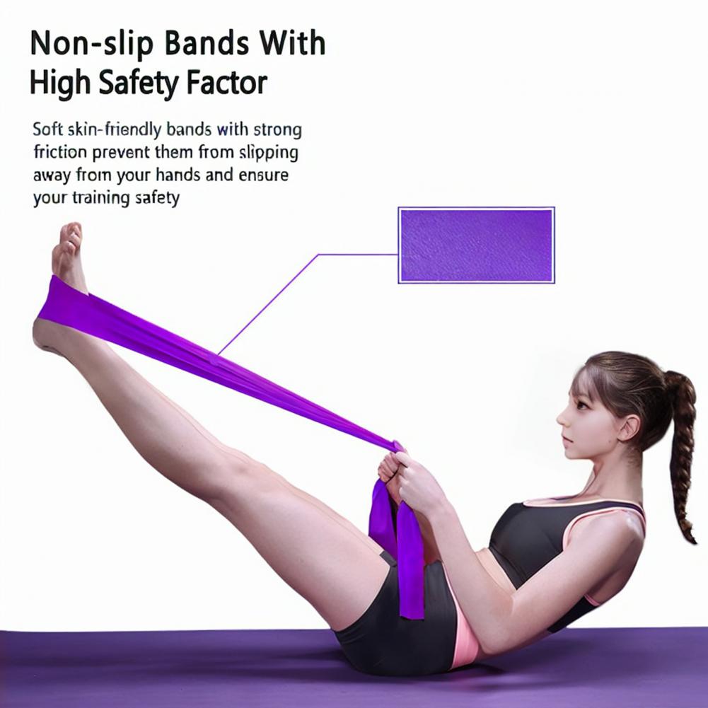 Yoga Elastic Band 3pcs Resistance Band Set for Men Women Physical Therapy Strength Training Gym Yoga Workout Exercise for Home smile