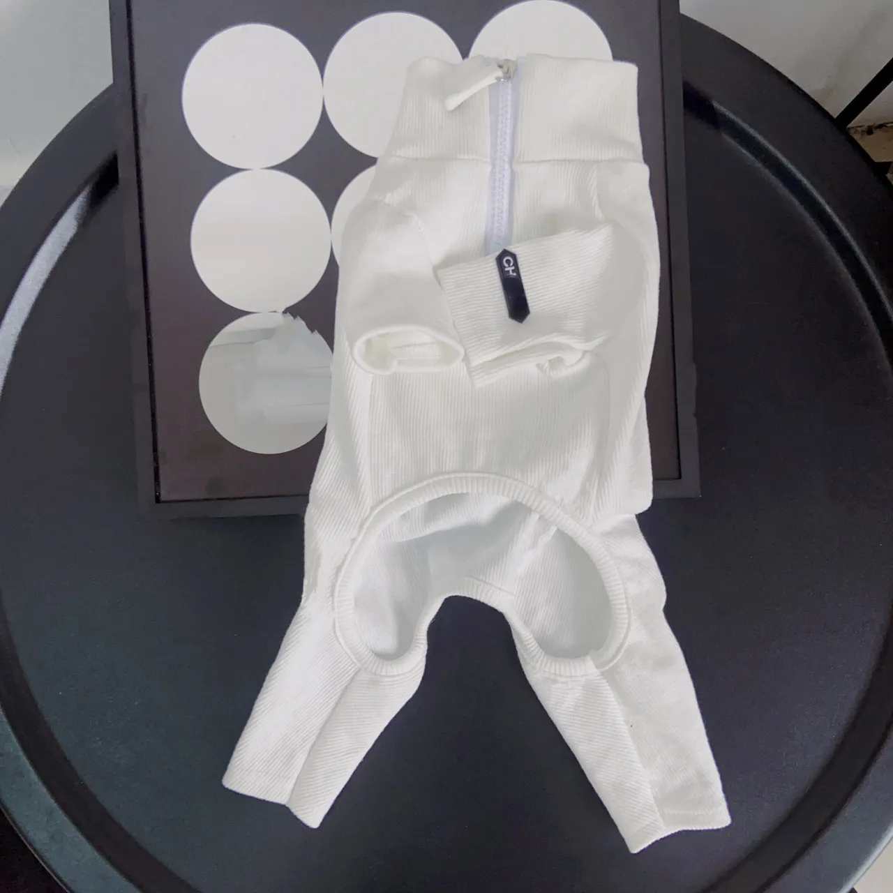 New Designer Onesie Autumn Winter Pet Grey Knitted Sweater Letters Clothes Teddy Bear Classic Small Dog Schnauzer Overalls Wholesale