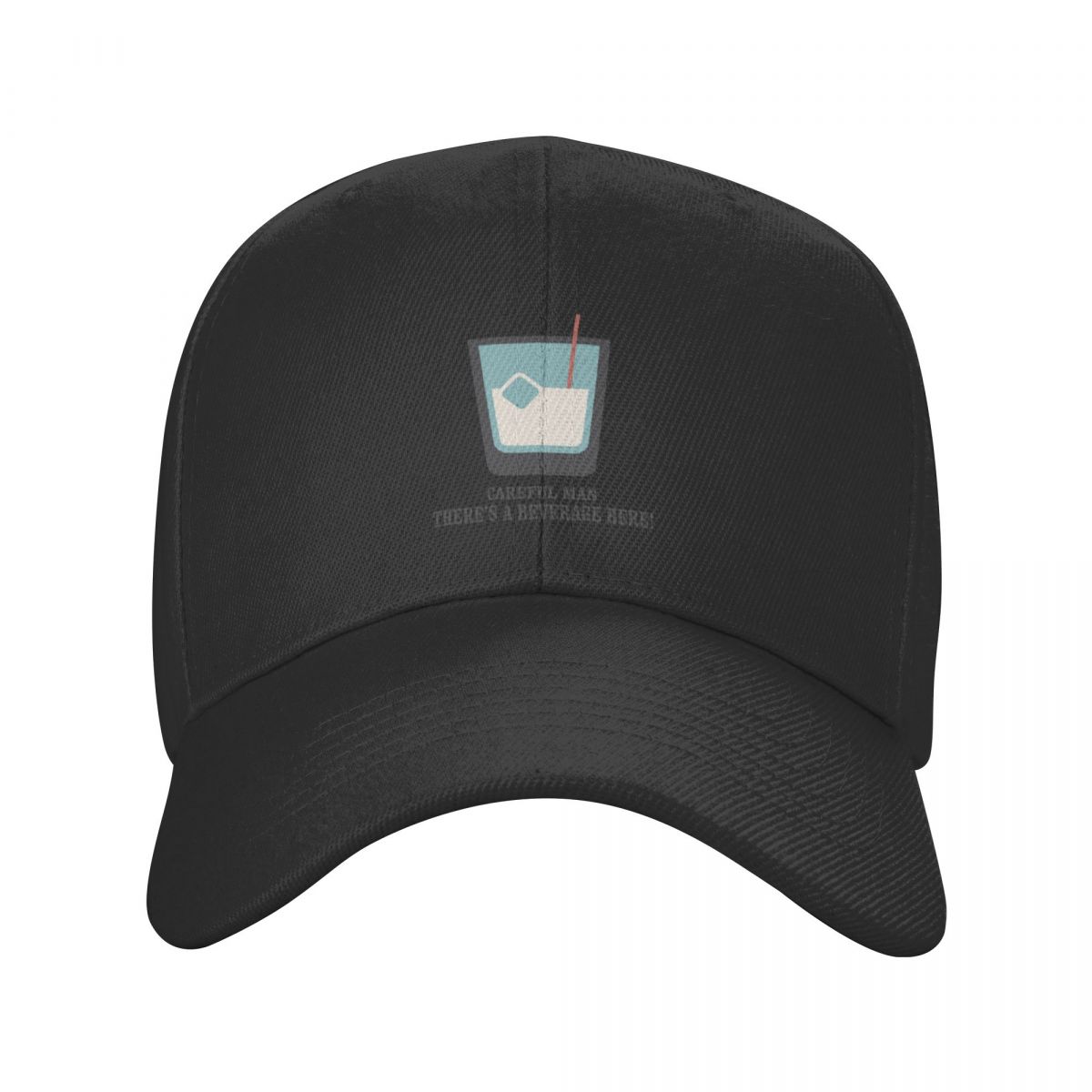 - White The Lebowski Big Russian - Careful Man, There_s a Beverage Here Baseball Cap western Hat For Men Women's smile - - Man, - - Man, - - Man,