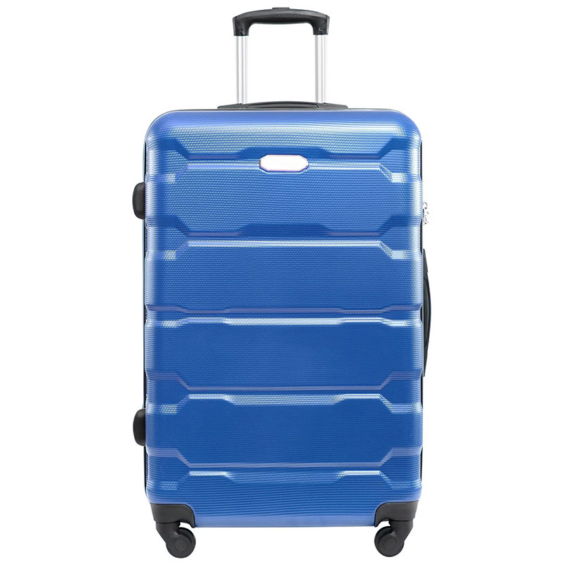 Sets pieces 4 Lage Suitcases Travel Bag 18/22/26/30 " inch Large Capacity Bag Rolling Lage Customs Lock Suitcase Trolley " smile " &quo