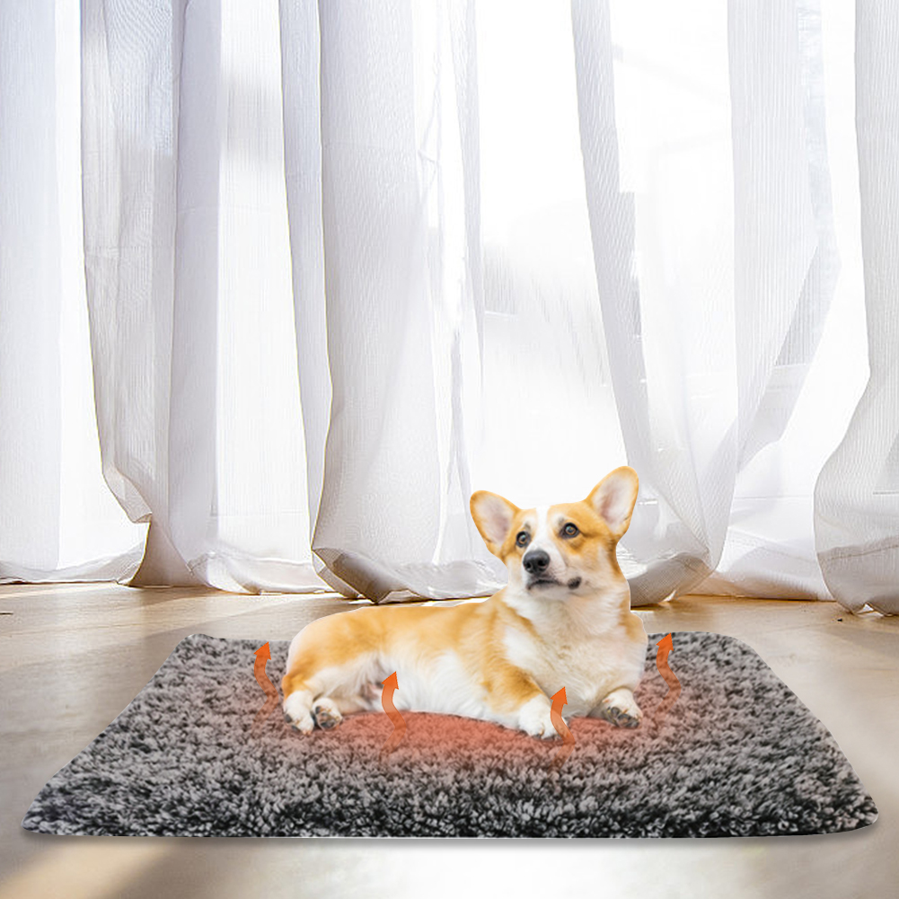 Self-Warming Bed Self-Heating Pet Warming Washable Cat Warmer Mat Soft Thickened Blanket Pad for Indoor Outdoor Pets