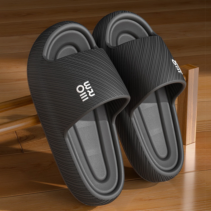 Cloud Men Slippers Summer Beach Eva Soft Thick Sole Slide Solid Color Sandals Leisure Women Bathroom Anti-Slip Flip ps b0d8