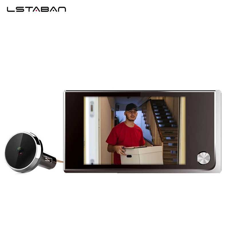 Doorbells Door Peephole Camera 3.5 Inch LCD HD Screen Digital Peephole Door Viewer Camera Video Doorbell 120 Degree Door Hardware z241113