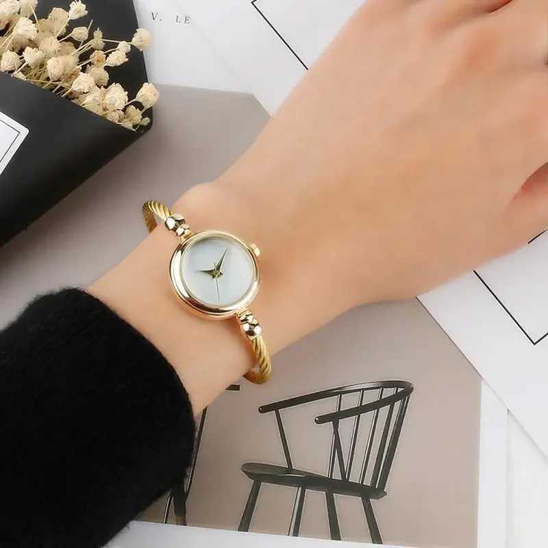 Watch for Women Small Gold Bangle Bracelet Luxury Watches Stainless Steel Ladies Quartz Wrist Watch Brand Casual Women RelojXJ241109