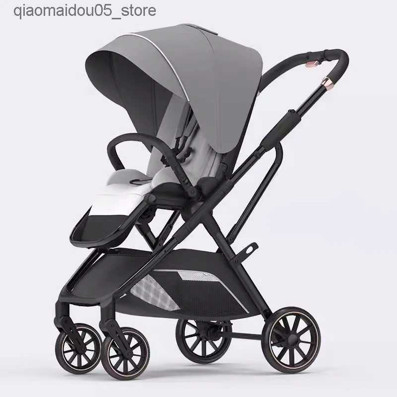 Strollers# The newly arrived panoramic portable baby stroller in 2024 is ergonomically designed with a seat subwoofer suitable for newborns to lie on 