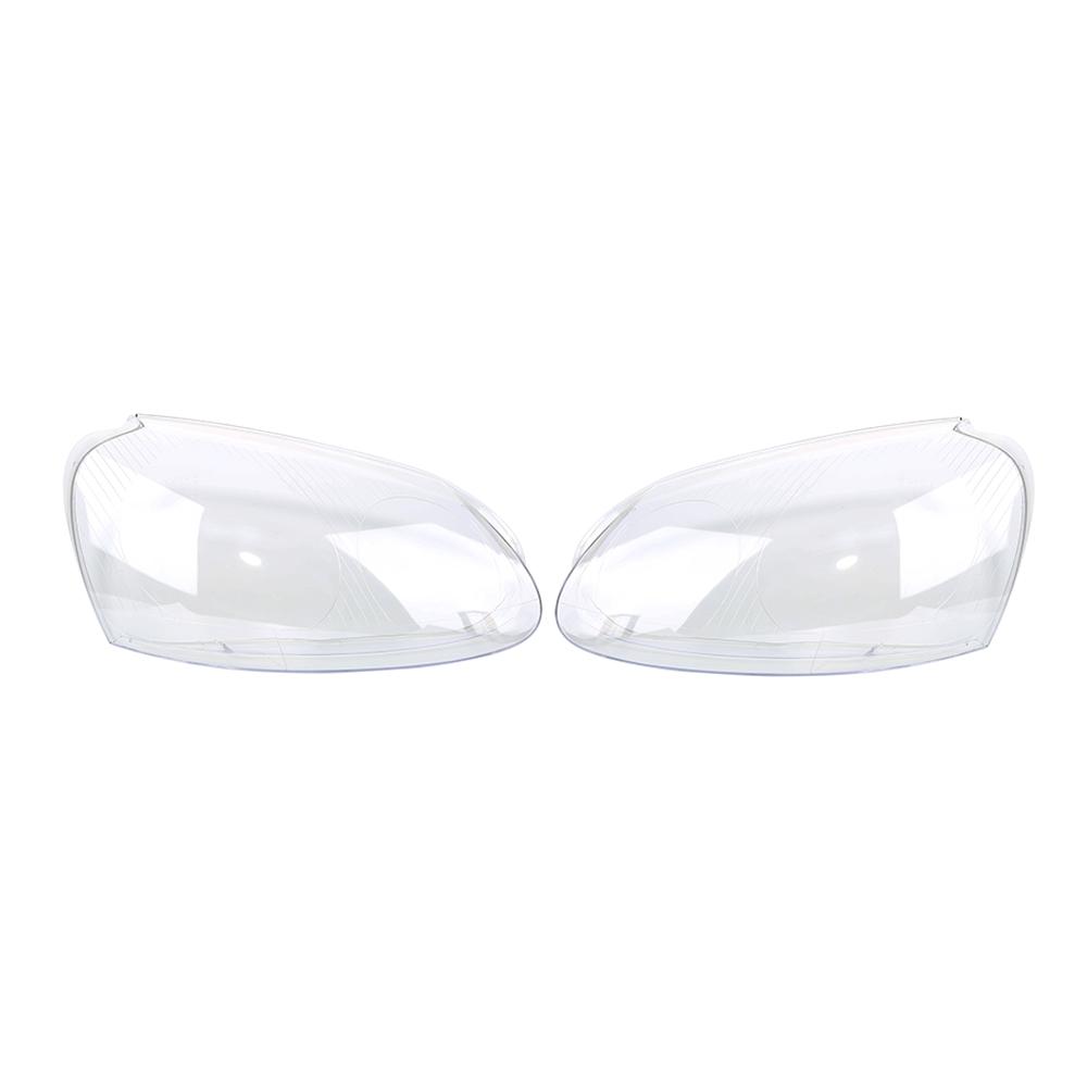 Lights Head 1/2Pcs Car Cover ddmysmile For Golf 5 5 Jetta 2005 2009 Transparent Housing Front Headlights Lens Shell Glass Lampcover Smile