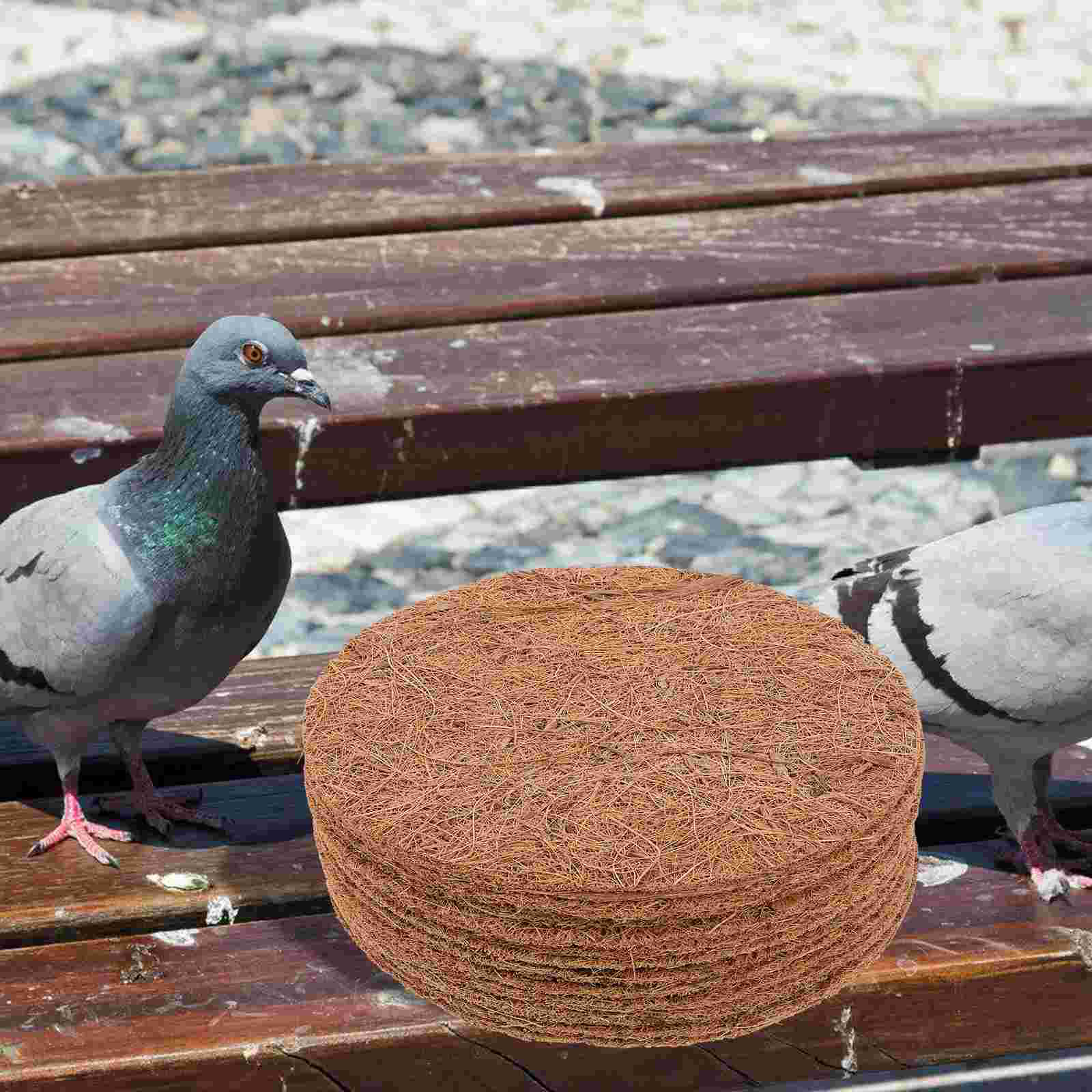 Nesting Pads Coconut Fiber Chicken Parrots Breeding Coop Bedding Bird Cage Mat Box Liners