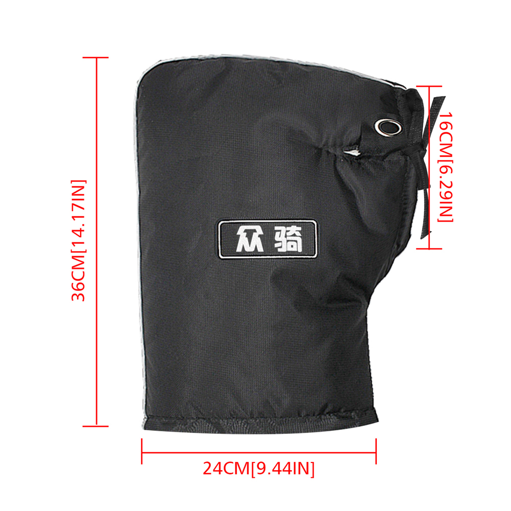 Motorcycle Handlebar Muffs Windproof Winter Motorcycle Gloves Waterproof Hand Protector Thickened Handle Bar Cover Soft S25118