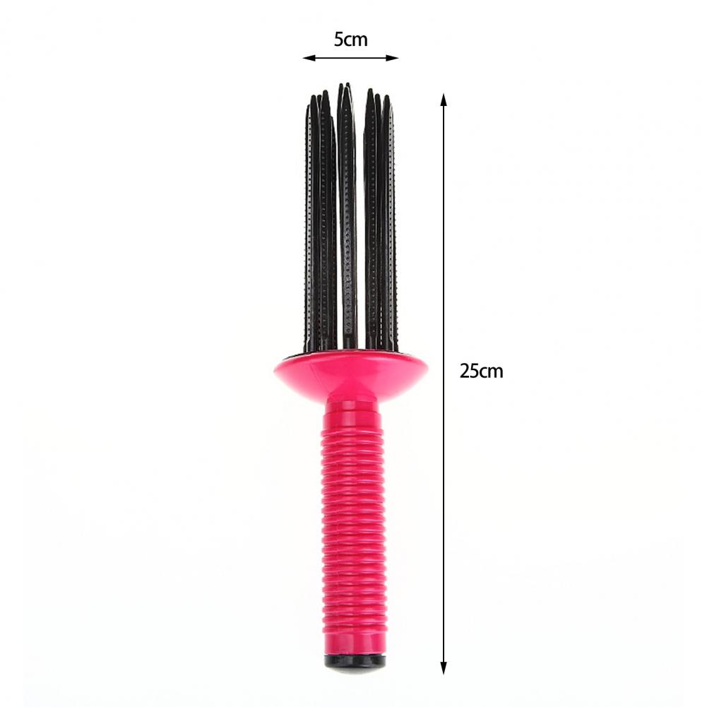 Comb Teeth Roll 17 Stylish Curling Roll Comb Professional Hair Fluffy Styling Curler Comb Hairstyling Tools smile