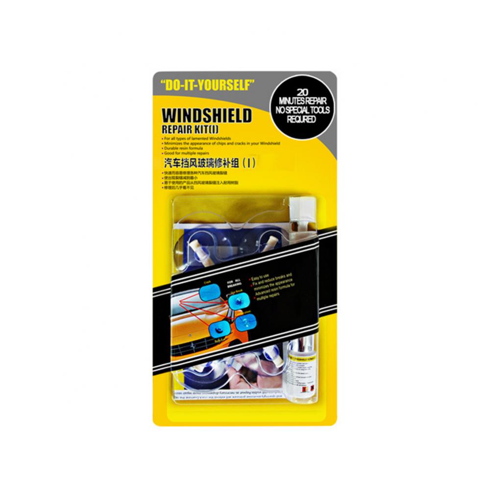 Premium Car Crack Windscreen Repair Kit Chip Windshield Glass Tool Kit Resin Sealer Auto Window Screen Polishing