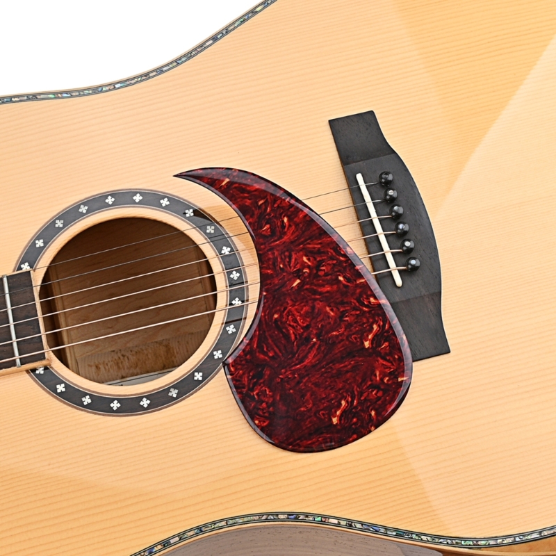 Acoustic Guitar Pick Guard Sticker Guitar Pickguard Anti-scratch Blank Sheet Self-adhesive Back Plate for Most Guitars