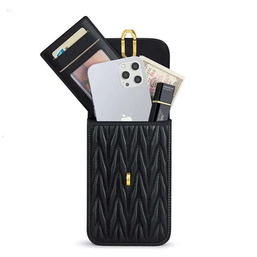 Shoulder Bags The HipsterEmperor Leather Phone Bag Women's Small Walking Lightweight 2024 Vintage Crumpled Chain Messenger b8d0