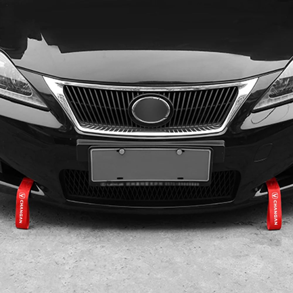 Tow Trailer Rope Racing Car Strap For Changan CX70 CS55 CS75 Plus CS35 Filter Bunper CS15 Alsvin Hunter Auto Tuning Accessories smile