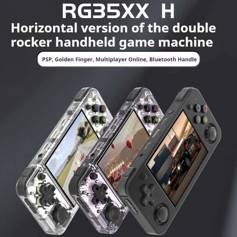 Game machine 2024 New Rg35xx H 10k+ Game 3.5-Inch Ips Hd Sn Side Scrolling Retro Portable Open-Source Handheld Arcade Controller Games Z241113