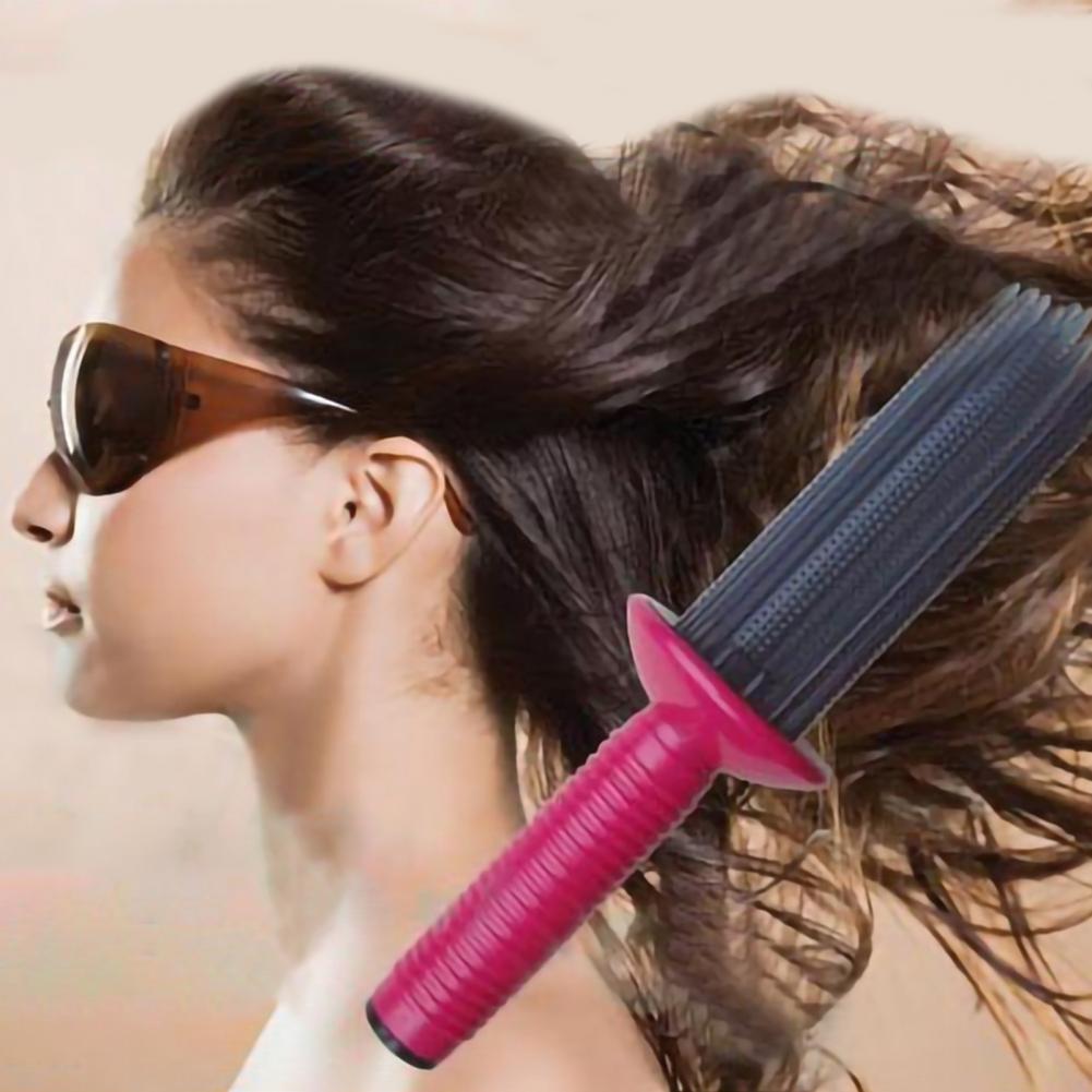 Comb Teeth Roll 17 Stylish Curling Roll Comb Professional Hair Fluffy Styling Curler Comb Hairstyling Tools smile