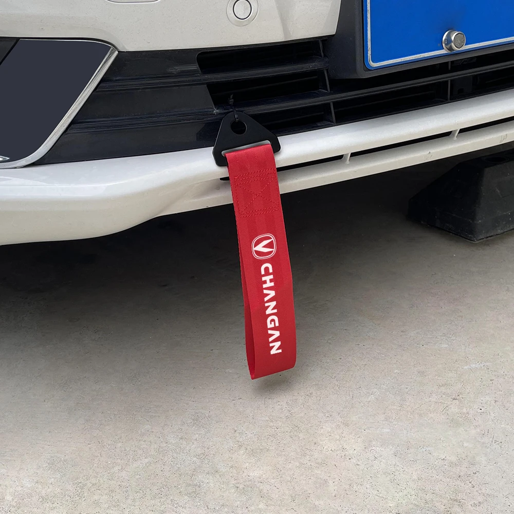 Tow Trailer Rope Racing Car Strap For Changan CX70 CS55 CS75 Plus CS35 Filter Bunper CS15 Alsvin Hunter Auto Tuning Accessories smile